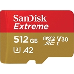 Sandisk 512 GB microSD UHS-3 Extreme Speed kort